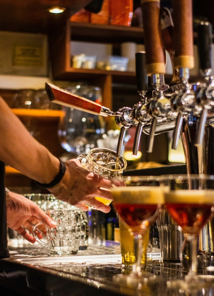 Digital menu for pubs
